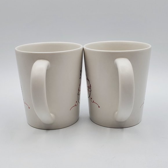 Two Treat It With Love Human Touch Global Long Distance Coffee Mugs Coffee Cups - Picture 5 of 6